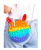 Adult Silicone Ox Horn Single Shoulder Bags Rainbow Deer Horn Rabbit Sensory Push Bubble Fidget Bags