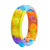 Adult Kids Silicone Stress Relief Wrist Strap Sensory Rainbow Push Bubble Wristband Colorful Tie Dye Fidget Bracelet