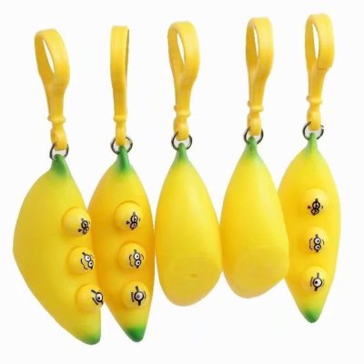 Funny Banana Squeeze Toy Decompression Anti Stress Pressure Reliever Antistress Stress Relief Hand Fidget Toys