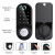 Fingerprint Lock Graffiti Fingerprint Password Door Lock Deadbolt Lock Automatic Lock Tuya App Remote Door Opening Smart Home