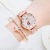 New Simple Steel Belt Women's Watch Creative Crystal Surface All-Matching Graceful Wrist Watch