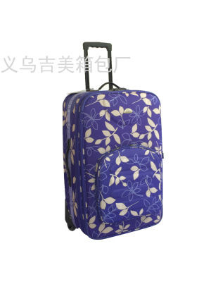 Factory Export 3-Piece Eva Trolley Case Travel 20/24/28-Inch Trolley Case Single-Wheel Suitcase Foreign Trade Model