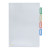 Manufacturer Kinary E356 A4 3-Layer Document Folder Folder 3-Piece File Folder Can Be Classified and Transparent