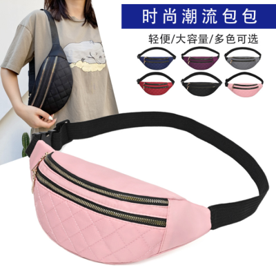 New Cross-Border Waist Bag Waterproof Fashion Waist Bag Large Capacity Portable Outing Travel Storage Bag
