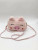 2021 Winter New Cartoon Plush Pig Children's Bags Personality All-Match Shoulder Messenger Bag Change Accessory Bag