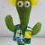New Arrival Custom Hot Sale Amazon Luminous Cute Stuffed Flowerpot Dancing Talking Electric Cactus Plush Toy