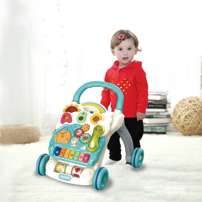 Baby Walkers Learning Push And Walk Trolley With Flashing Light And Music Multifunction Baby Walker Toy For Baby Bo