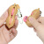 Kids Pop Extrusion Sensory Cute Finger Toy Soybean Edamame Peanut Keychain Autism Fidget Stress Relief Squeeze Bean Toy