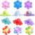 Double-sided Doll Reversible Sunflower Keychain Silicone Flip Octopus Fidget Toy Face Changing Octopus Bubble Toys