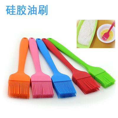 Large Thick Full-Body One-Piece Handle Silicone Brush Milk Oil Brush Sweep Cake Baking & Grill Brush Tool DIY