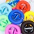 Mini Round Stress Reliever Squeeze Toys Arm Muscle Exercises Silicone Gripper Keychains Finger Hand Grip Ring Keychain
