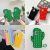 Soft Cactus Simple Dimple Phone Shell Silicone Sensory Mobile Phone Cover Push Bubble Fidget Toy Phone Case