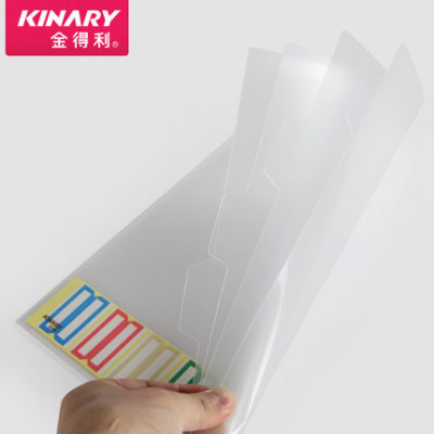 Manufacturer Kinary E356 A4 3-Layer Document Folder Folder 3-Piece File Folder Can Be Classified and Transparent