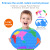 Kids Adult Push Bubble Game Toy Silicone Sensory Stress Reliever Toys 30cm Large World Map Fidget Toys