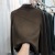 Dralon Bottoming Shirt T-shirt 2021 Western Style Autumn and Winter New Slimming Women's Wear Fashion Half-High Collar Long Sleeves Top Wholesale