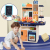 Spraying Mist Kitchen Children Play Toy Kitchen Food Model Toys Simulation Home Kitchen Cabinet Toy With Light And Sound