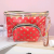 New Transparent Three-Piece Fashion Love Cosmetic Bag