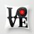 Nordic Style Ins Black and White Letter Personality Sofa Backrest Cushion Office Lumbar Cushion Waist Cushion Pillow Cover