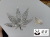 Iron Maple Leaf DIY Handmade Jewelry Accessories Xiuhe Headdress Accessories Porous Large Maple Leaf Blade Laminate 80*67