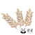 Thickened Long Section Branches DIY Ornament Accessories 64 * 21mm Wheat Leaves Xiuhe Headdress Accessories