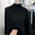 Dralon Bottoming Shirt T-shirt 2021 Western Style Autumn and Winter New Slimming Women's Wear Fashion Half-High Collar Long Sleeves Top Wholesale