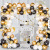 Black Gold Series Balloon Set Confetti Fill Arched Birthday Decoration Party Balloons