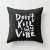 Nordic Style Ins Black and White Letter Personality Sofa Backrest Cushion Office Lumbar Cushion Waist Cushion Pillow Cover