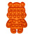 Dda2391 Silicone Little Bear Animal Fidget Toys Autism Push Bubble Sensory Toys Bear Shape Fidget Toy For Kids