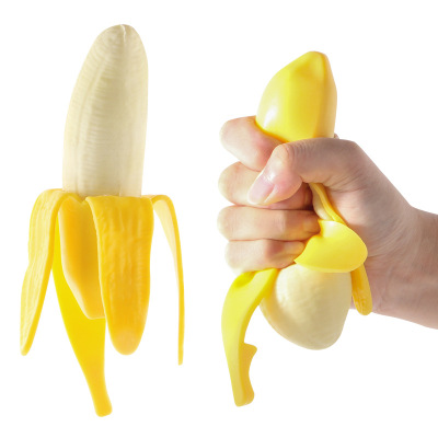 Funny Slowly Rising Simulation Banana Decompression Toy Venting Healing Toys