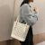 Simple Women's Shoulder Large Capacity Bag for Women 2020 Popular New Fashion Check Pattren All-Match Ins Bucket Bag