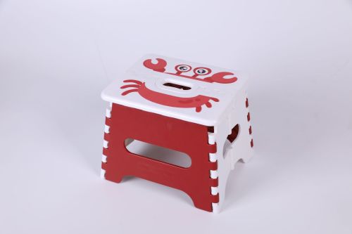 colorful series 18cm high folding stool with safety lock children cartoon stool