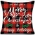 Amazon Christmas Christmas Tree Santa Claus Socks Letter Linen Pillow Cover Pillow Home Sofa