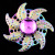 Zinc Alloy Dazzling Toys Rotatable Finger Mini Toy Spinner Kids Metal Electroplate Fidget Hand Spinning Top