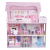 Dolls Accessories New Design Girls Pink DIY Wooden Play Furniture Big Doll House Kits Miniature DollhouseOther Dolls