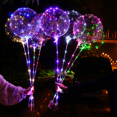 Custom wholesale Bobo Ballon Light Led Balloon For Christmas Wedding Party Decoration