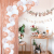 Rose Gold Birthday Party Supplies Paper Fan Garland Banner Balloon Tableware Set Wedding Bride Shower Party Decoration