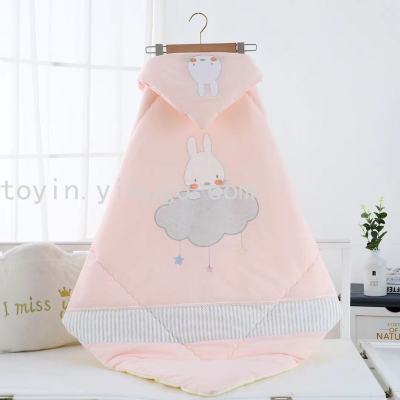 High-End Brand Cotton Baby's Blanket Autumn and Winter New Born Baby Super Soft Soft Wool Colored Cotton Quilt Thickened Washable