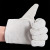 Gloves Wear-Resistant Thickening White Nail Cloth Full Lining 24 Lines Lengthened Canvas Wholesale Canvas Gloves