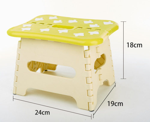 Mushroom Folding Stool Stool Surface Equipped with Utility Model Patent Safety Lock Children‘s Stool Portable Stool