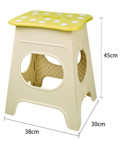 new seamless connection large mushroom folding stool seat surface comes with safety lock