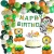 Wholesale Interior Tropical Forest Animal Theme Party Banner Baby One Year Old Jungle Series Decorative Balloons