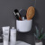 Factory Direct Supply in Stock Wholesale Bathroom Suction Wall Toothbrush Holder Household High Quality Plastic Strong Suction Wall Washstand
