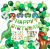 Jungle Dinosaur Balloon Arch Kit Party Decoration Triceratops Mask Happy Birthday Balloon