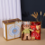 Golden European New Year Gift Box Double-Layer Portable Creative Flip New Year Gift Box Wedding Companion Gift Return Gift