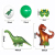 Jungle Dinosaur Balloon Arch Kit Party Decoration Triceratops Mask Happy Birthday Balloon