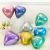 High Quality 12 Inch Graduation Party Decoration Heart Latex Chrome Metallic Balloon Birthday Party Supplies