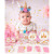 New Design 192 Pcs Kids Birthday Party Decorations Set Rainbow Unicorn Party Supplies