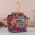 Origin Supply New Creative Printing Single Handle Handbag Republic of China Style Cheongsam with Bag Chinese Buckle Handbag