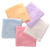 Factory Fine Fiber Small Square Towel Cartoon Embossed Bear Towel Colorful Lace Advertising Gift Towel Cleaning Rag