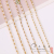 Factory Direct Sales Dense Zircon Claw Chain DIY Ornament Accessories New Long Square Zircon Claw Chain Diamond Drill Chain